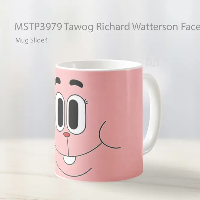 Tawog Richard Watterson Face Mug Gelas Keramik MSTP3979