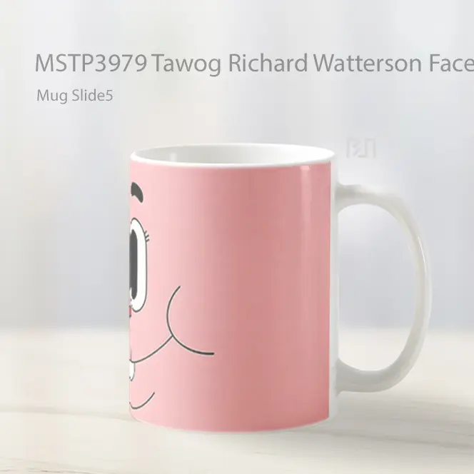 Tawog Richard Watterson Face Mug Gelas Keramik MSTP3979 - All-side / Desain