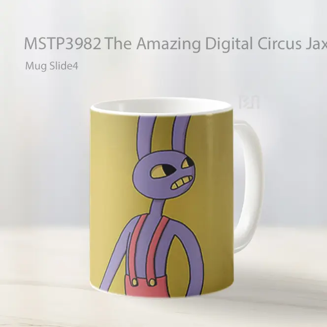 The Amazing Digital Circus Jax Yellow Mug Gelas Keramik MSTP3982