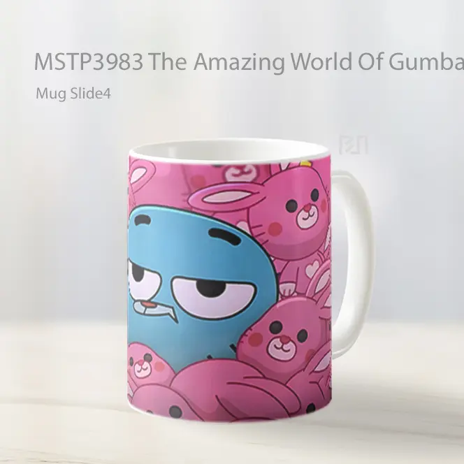 The Amazing World Of Gumball Bunnies Mug Gelas Keramik MSTP3983
