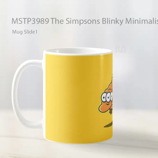 The Simpsons Blinky Minimalist Mug Gelas Keramik MSTP3989 - All-side / Desain