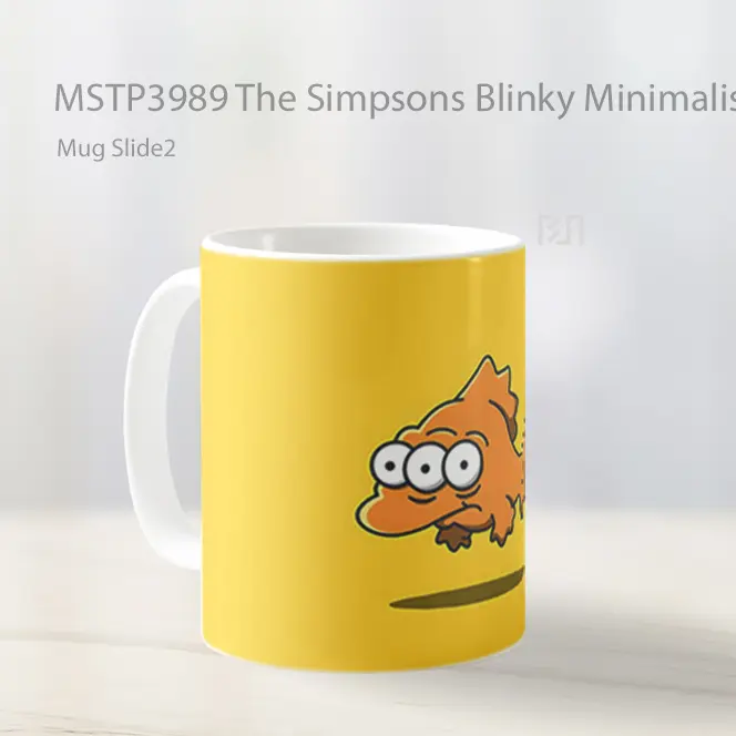 The Simpsons Blinky Minimalist Mug Gelas Keramik MSTP3989 - All-side / Desain