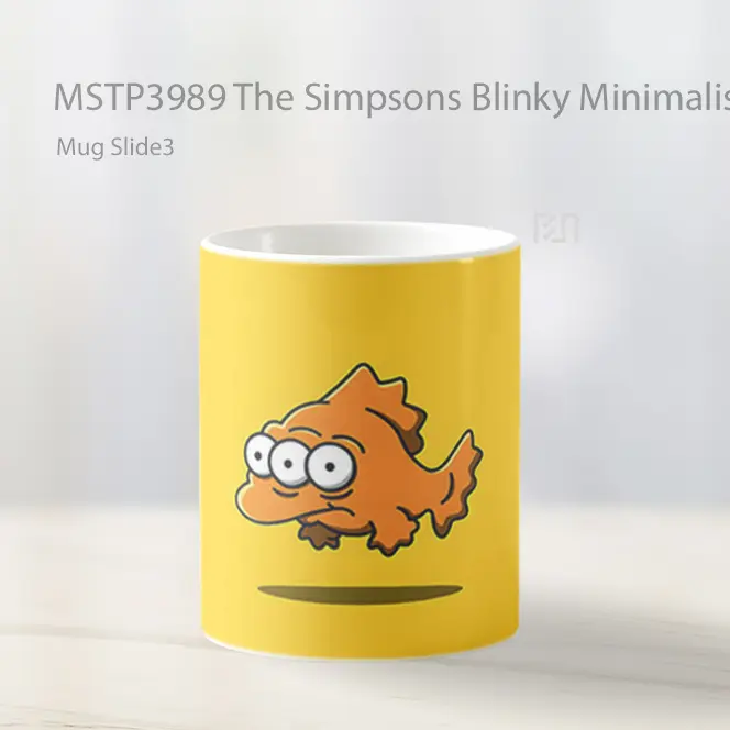 The Simpsons Blinky Minimalist Mug Gelas Keramik MSTP3989 - All-side / Desain