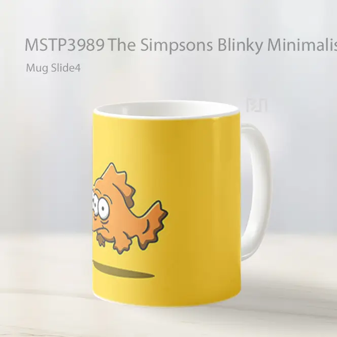 The Simpsons Blinky Minimalist Mug Gelas Keramik MSTP3989