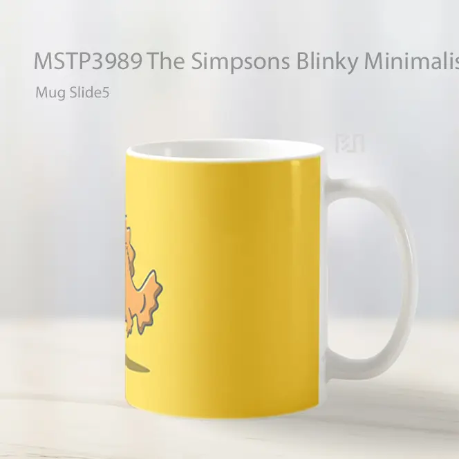 The Simpsons Blinky Minimalist Mug Gelas Keramik MSTP3989 - All-side / Desain