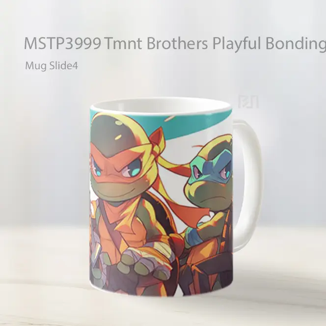 Tmnt Brothers Playful Bonding Mug Gelas Keramik MSTP3999
