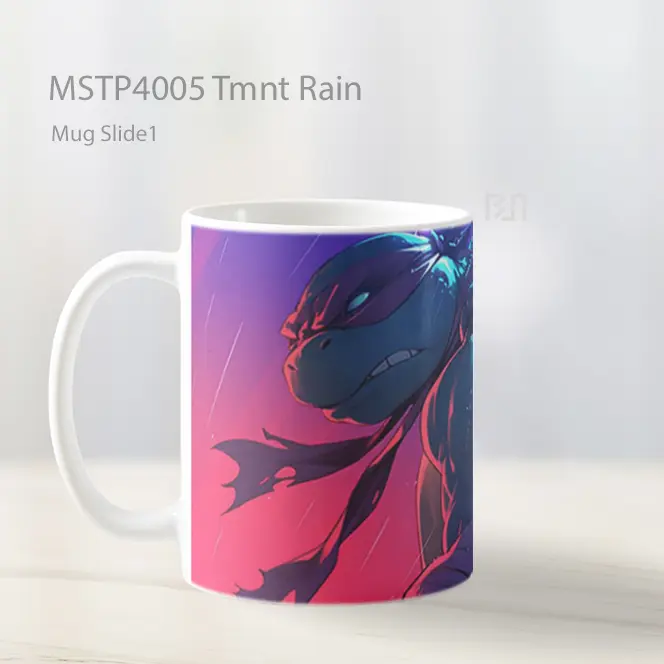 Tmnt Rain Mug Gelas Keramik MSTP4005 - All-side / Desain