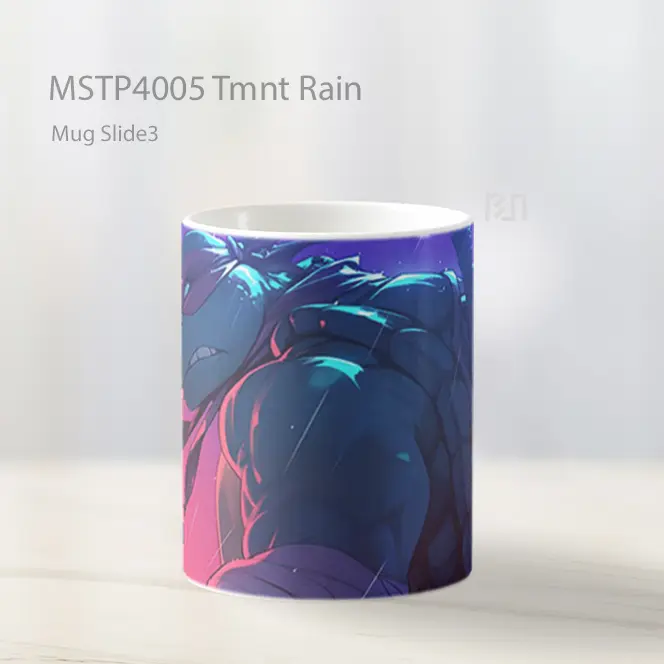 Tmnt Rain Mug Gelas Keramik MSTP4005 - All-side / Desain