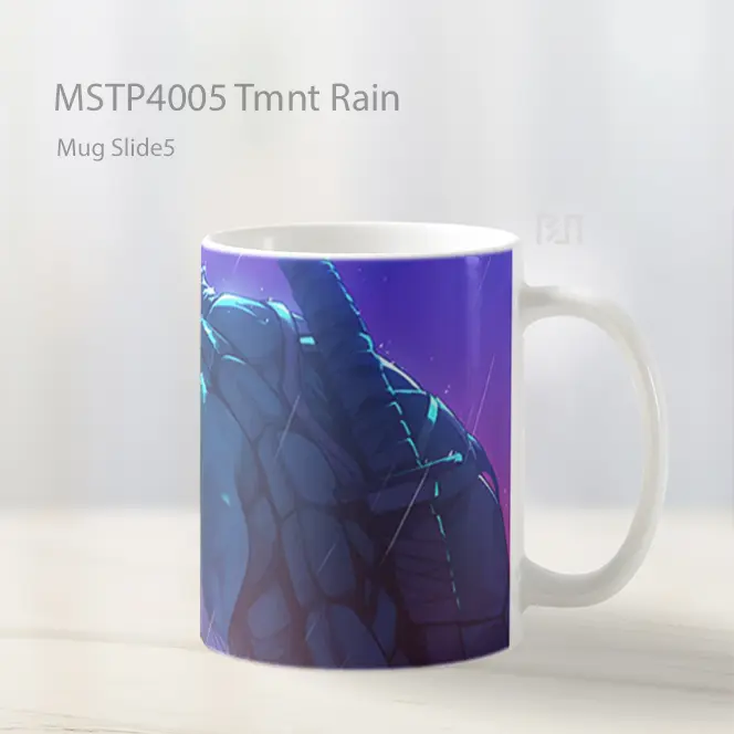 Tmnt Rain Mug Gelas Keramik MSTP4005 - All-side / Desain