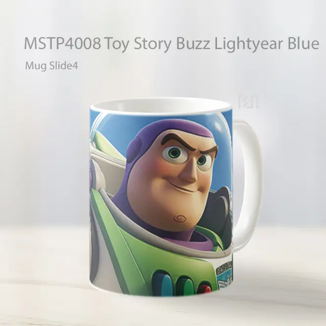 Toy Story Buzz Lightyear Blue Mug Gelas Keramik MSTP4008