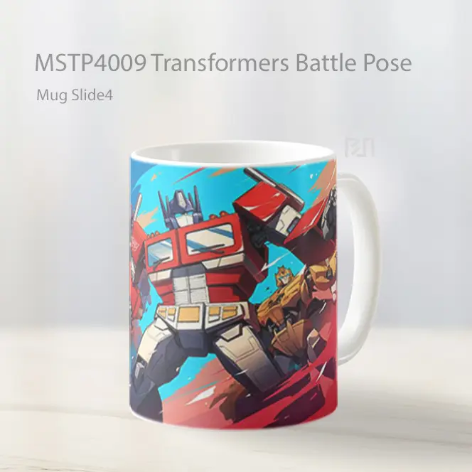 Transformers Battle Pose Mug Gelas Keramik MSTP4009