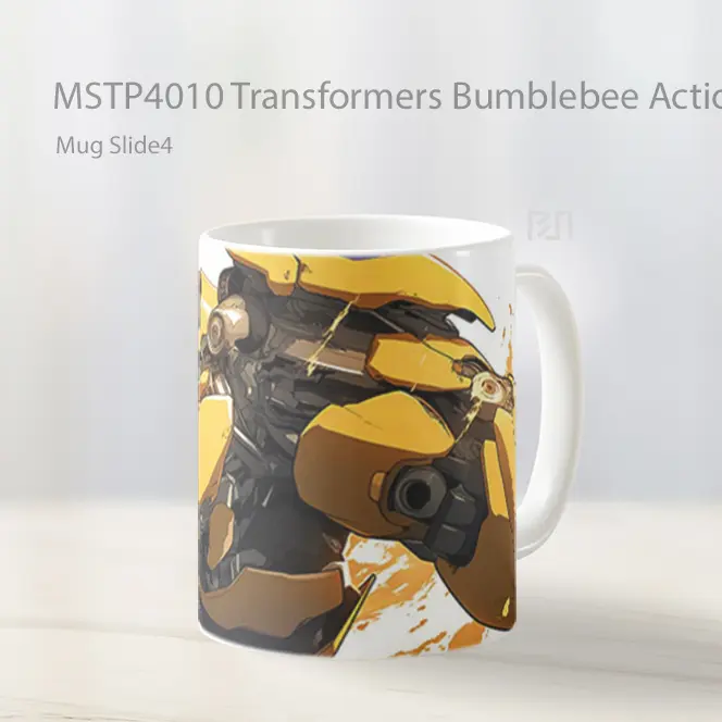 Transformers Bumblebee Action Pose Mug Gelas Keramik MSTP4010
