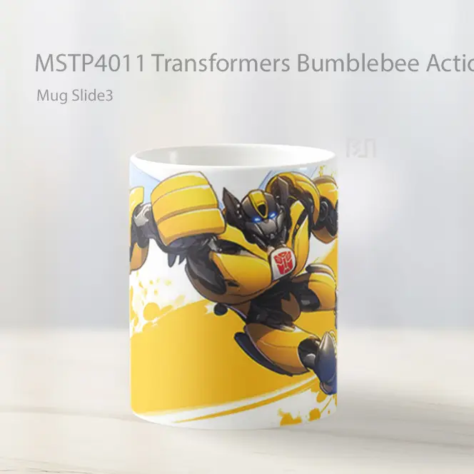 Transformers Bumblebee Action Mug Gelas Keramik MSTP4011 - All-side / Desain
