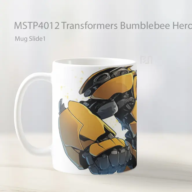 Transformers Bumblebee Hero Mug Gelas Keramik MSTP4012 - All-side / Desain