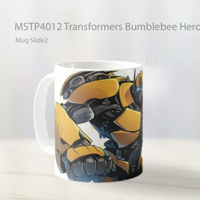 Transformers Bumblebee Hero Mug Gelas Keramik MSTP4012 - All-side / Desain
