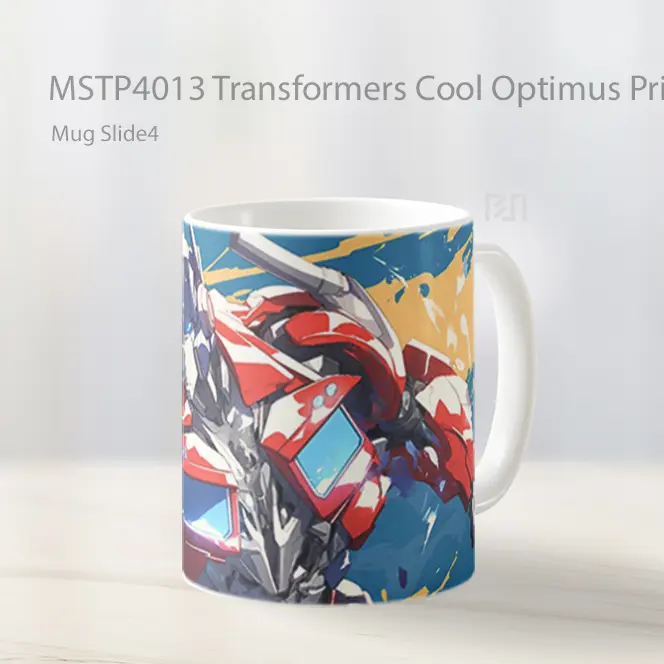 Transformers Cool Optimus Prime Mug Gelas Keramik MSTP4013
