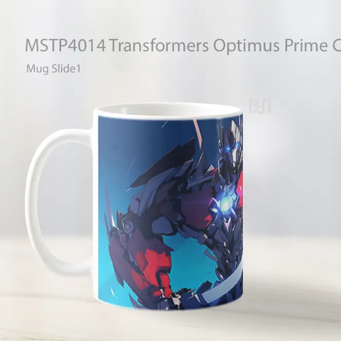Transformers Optimus Prime Cool Mug Gelas Keramik MSTP4014 - All-side / Desain