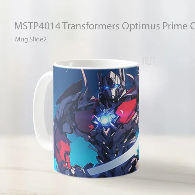 Transformers Optimus Prime Cool Mug Gelas Keramik MSTP4014 - All-side / Desain