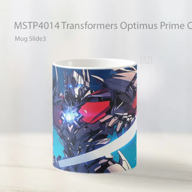 Transformers Optimus Prime Cool Mug Gelas Keramik MSTP4014 - All-side / Desain