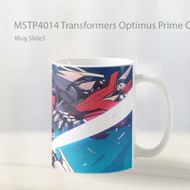 Transformers Optimus Prime Cool Mug Gelas Keramik MSTP4014 - All-side / Desain