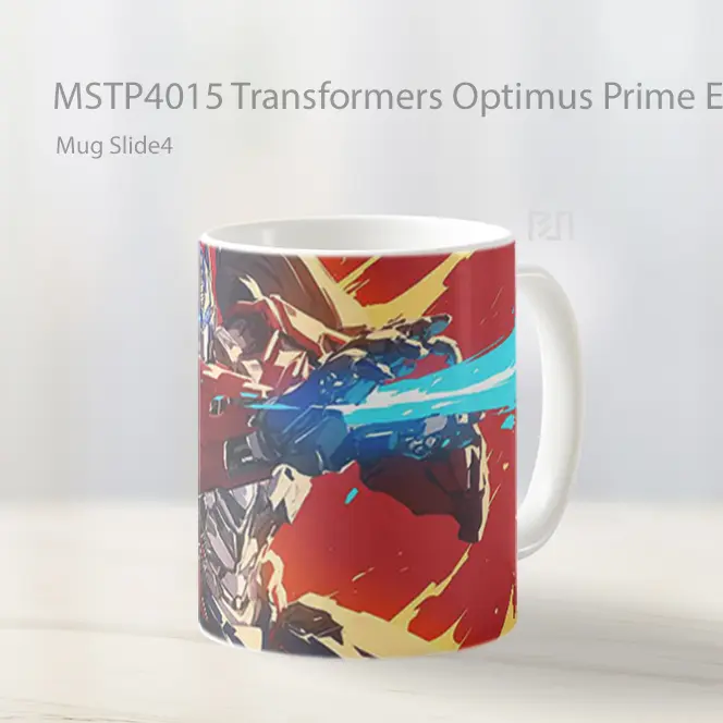 Transformers Optimus Prime Epic Battle Mug Gelas Keramik MSTP4015