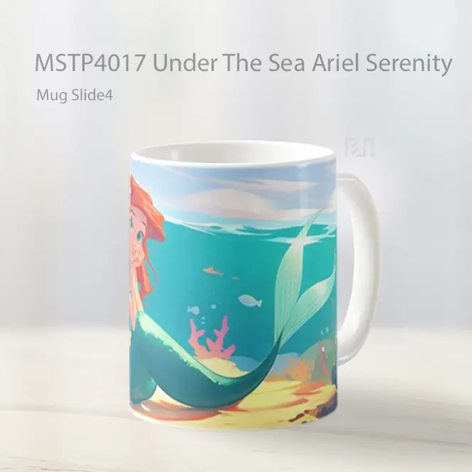 Under The Sea Ariel Serenity Mug Gelas Keramik MSTP4017