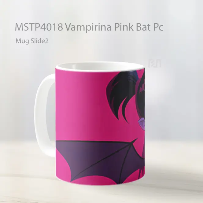 Vampirina Pink Bat Pc Mug Gelas Keramik MSTP4018 - All-side / Desain