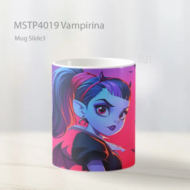 Vampirina Mug Gelas Keramik MSTP4019 - All-side / Desain