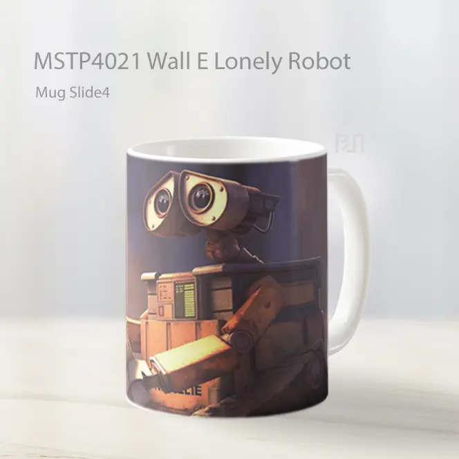 Wall E Lonely Robot Mug Gelas Keramik MSTP4021