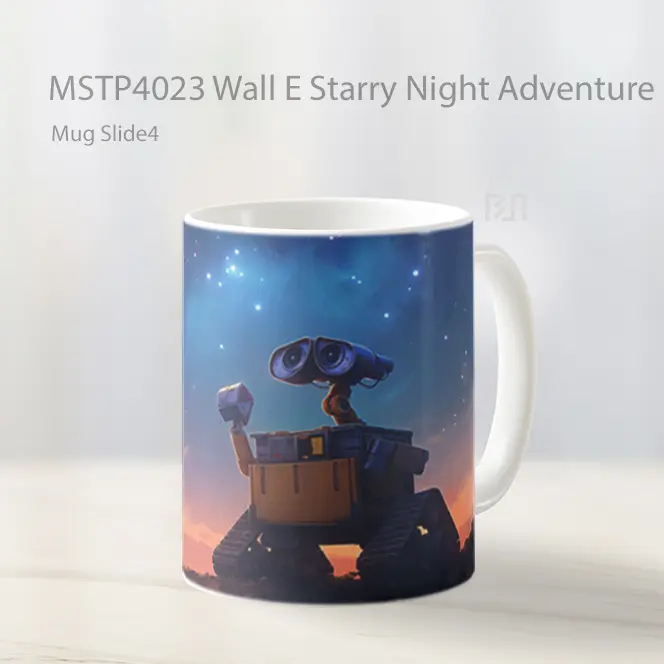 Wall E Starry Night Adventure Mug Gelas Keramik MSTP4023