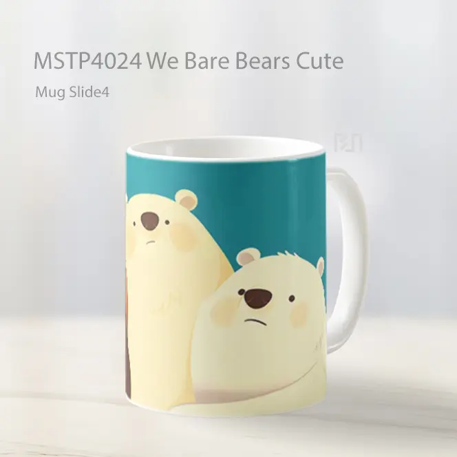We Bare Bears Cute Mug Gelas Keramik MSTP4024