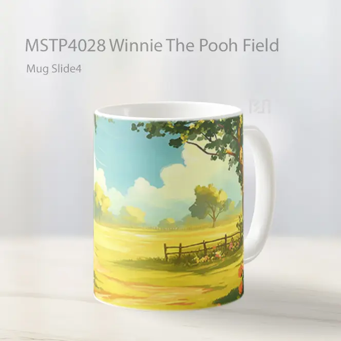 Winnie The Pooh Field Mug Gelas Keramik MSTP4028