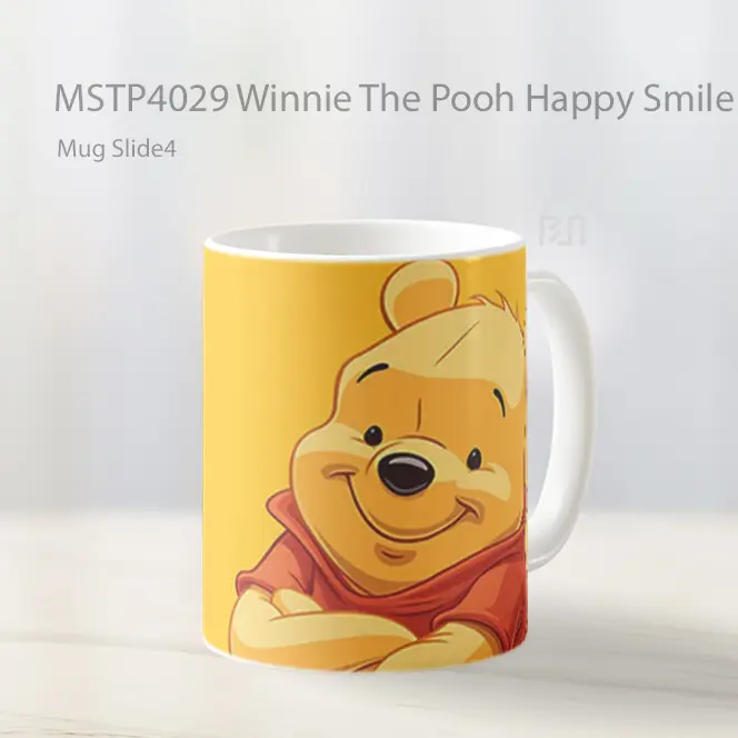 Winnie The Pooh Happy Smile Mug Gelas Keramik MSTP4029