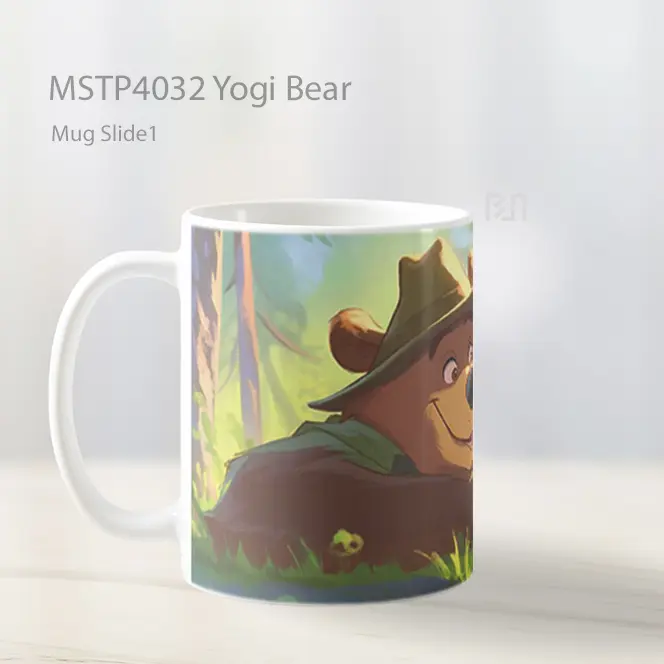 Yogi Bear Mug Gelas Keramik MSTP4032 - All-side / Desain