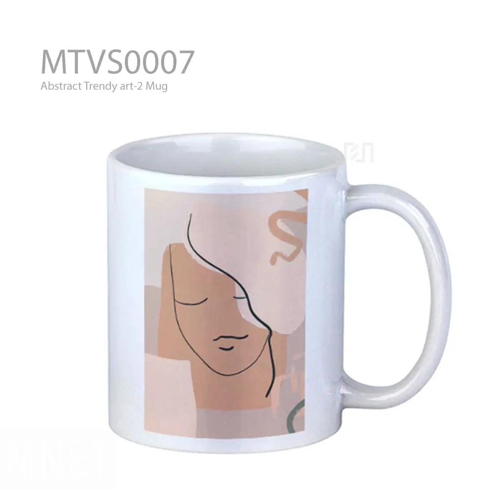 Mug Keramik Premium SNI - Abstract Trendy art-2 Mug