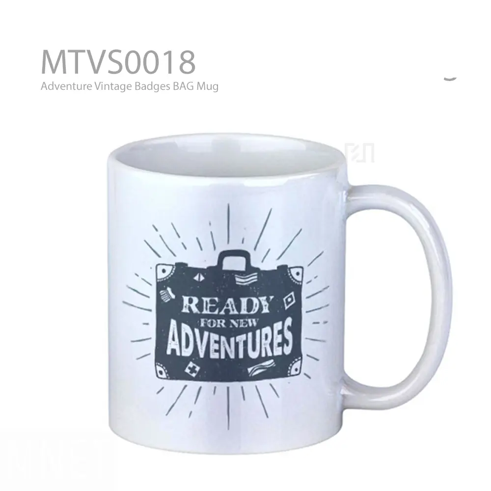 Adventure Vintage Badges BAG Mug