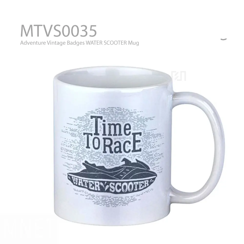 Adventure Vintage Badges WATER SCOOTER Mug