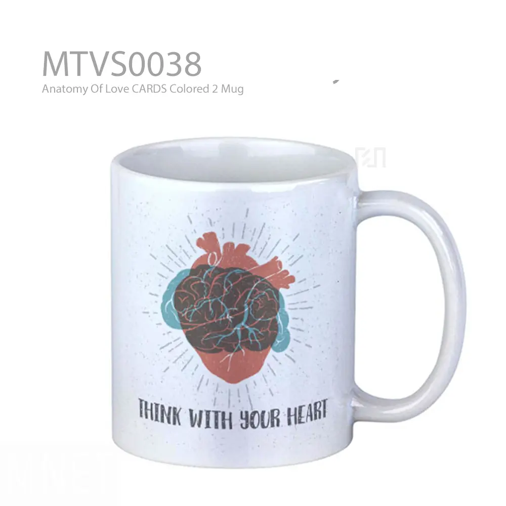 Anatomy Of Love CARDS Colored 2 Mug