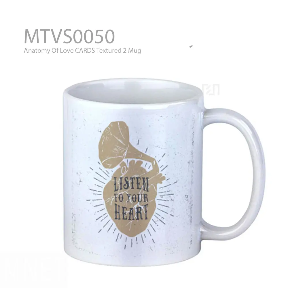 Anatomy Of Love CARDS Textured 2 Mug