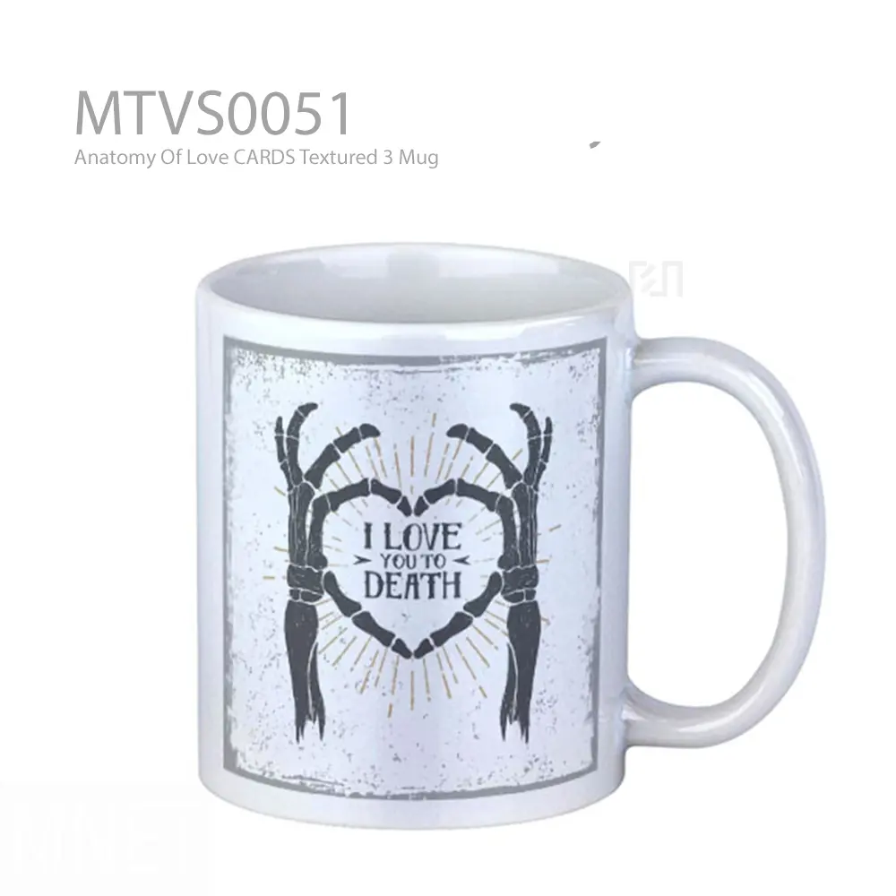 Anatomy Of Love CARDS Textured 3 Mug