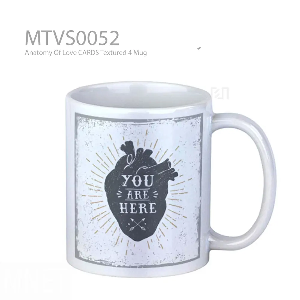 Anatomy Of Love CARDS Textured 4 Mug