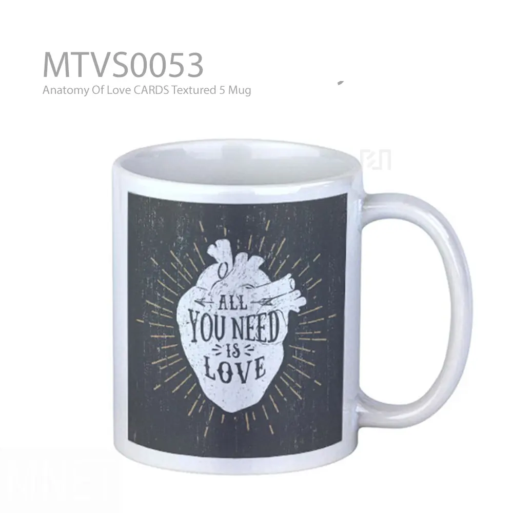 Anatomy Of Love CARDS Textured 5 Mug