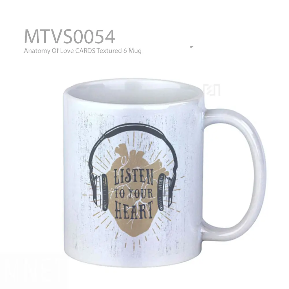 Anatomy Of Love CARDS Textured 6 Mug