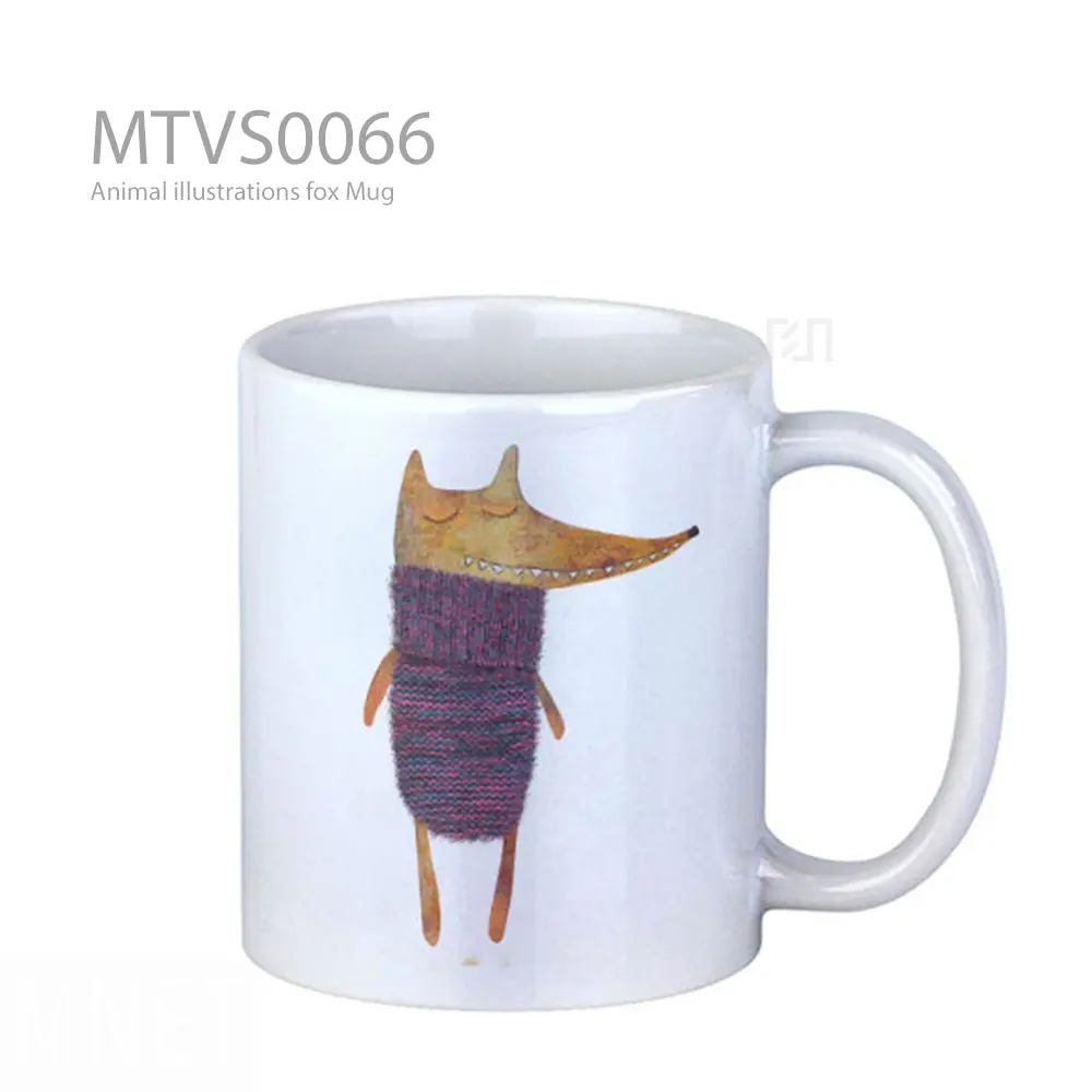 Animal illustrations fox Mug