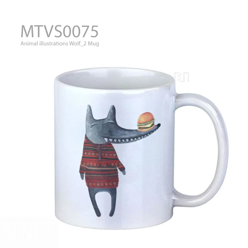 Animal illustrations Wolf_2 Mug