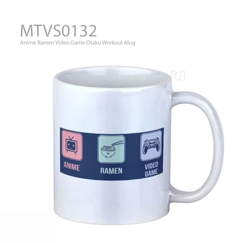 Anime Ramen Video Game Otaku Workout Mug