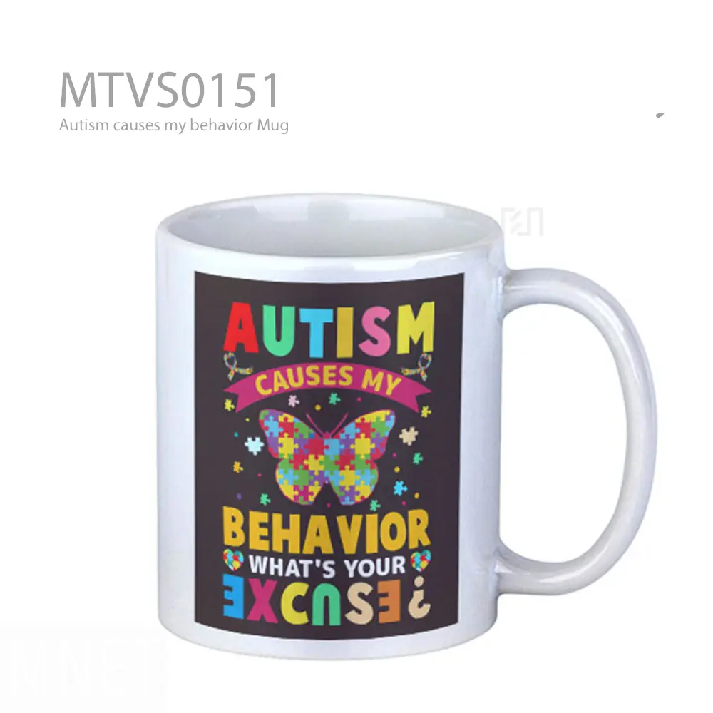 Autism causes my behavior Mug