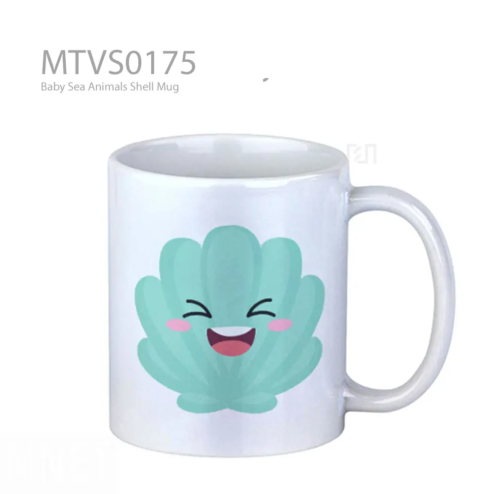 Baby Sea Animals Shell Mug