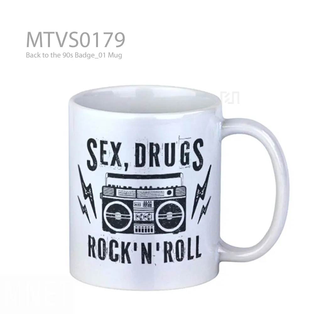 Back to the 90s Badge_01 Mug