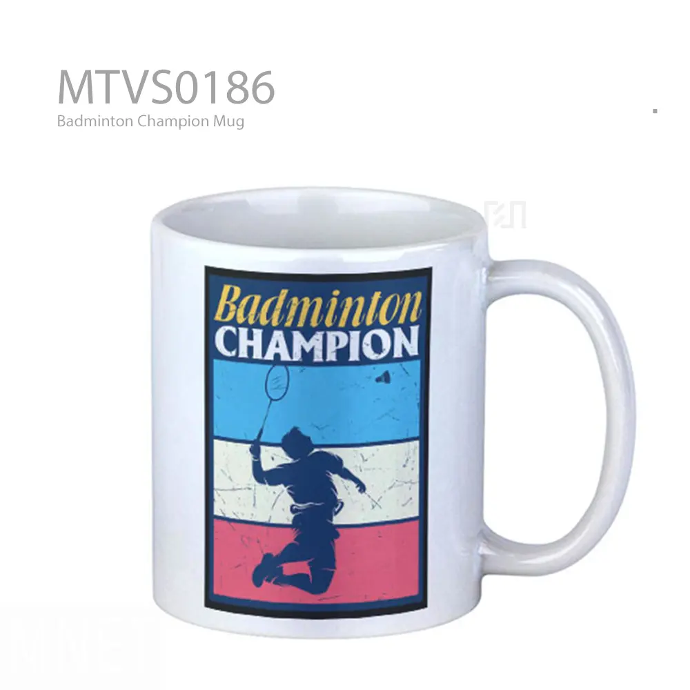 Badminton Champion Mug